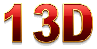 1 3d logo